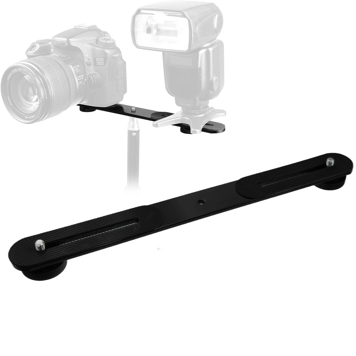 Hot Shoe Adapter - Braket Flash Dual Hot Shoe dari