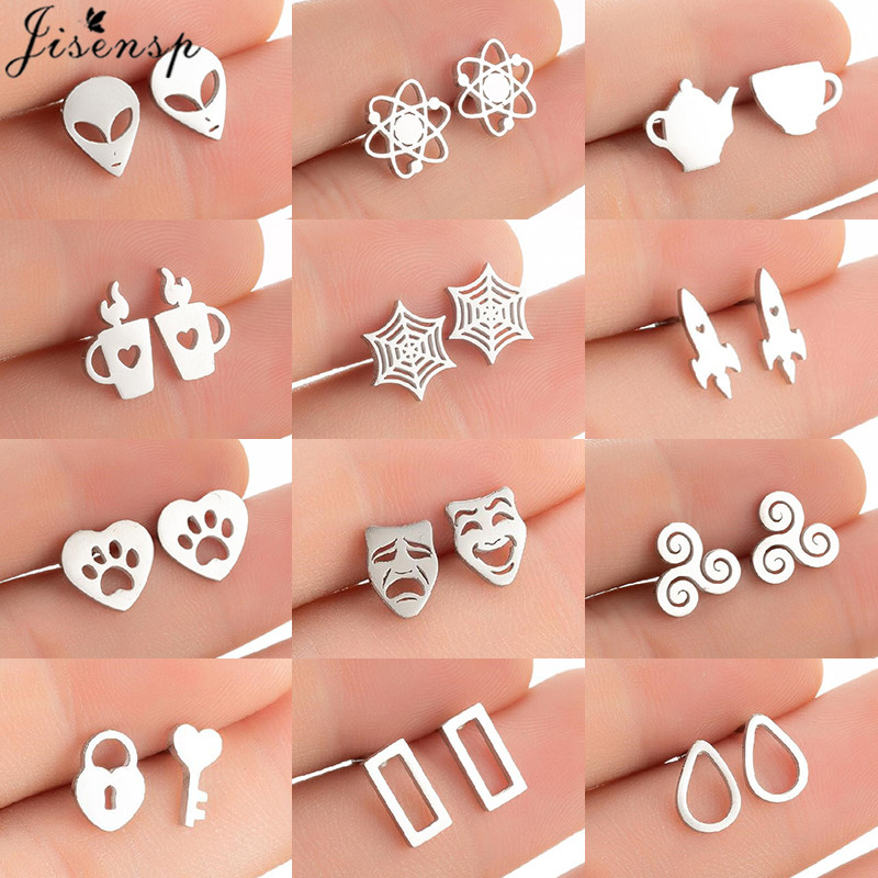 Photography Online - Anting-anting Stainless Steel Cantik untuk Wanita