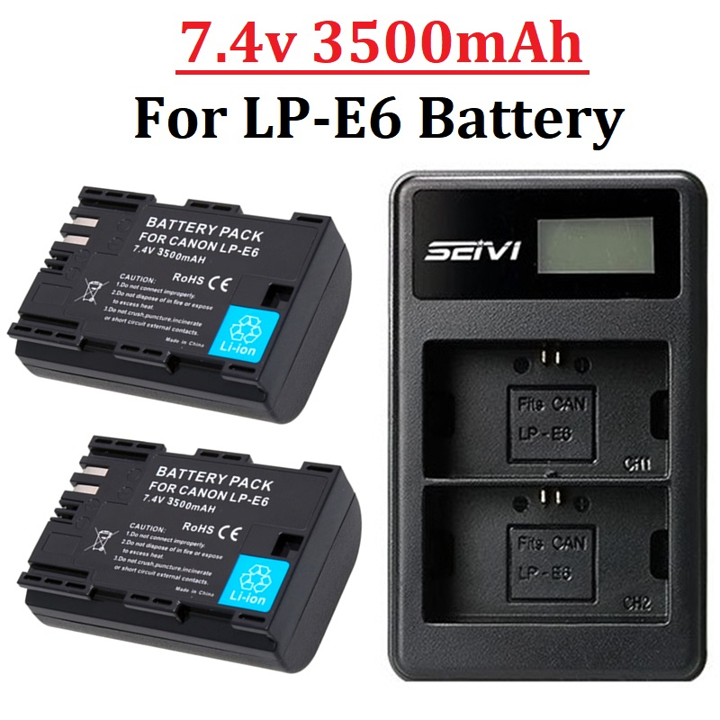 Photography Icon - 3500mAh LP E6 LPE6 LP-E6 E6N