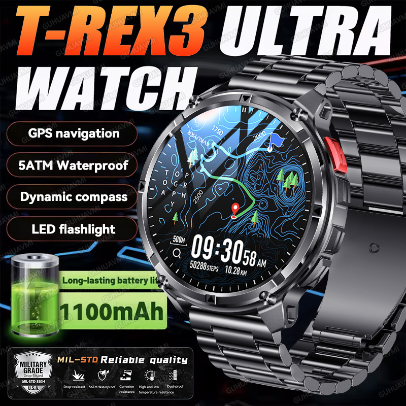 Intervalometer Timer - 2026 Jam Tangan Pintar Militer T-Rex3
