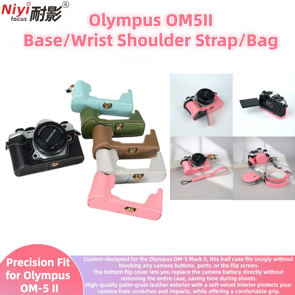 Photography Icon - Tali Bahu Setengah Casing Kamera Kulit