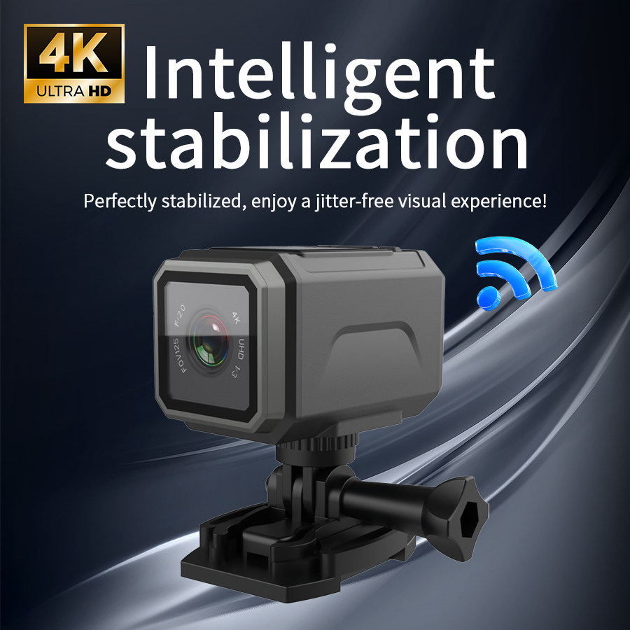 Photography Date - Kamera Aksi 4K EIS 125 °