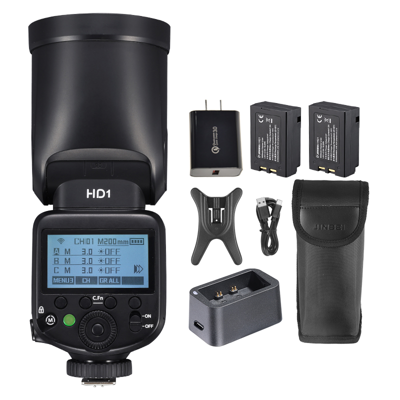 JINBEI HD-1 Round-head HSS Spe - Photography Kit ulasan dan harga