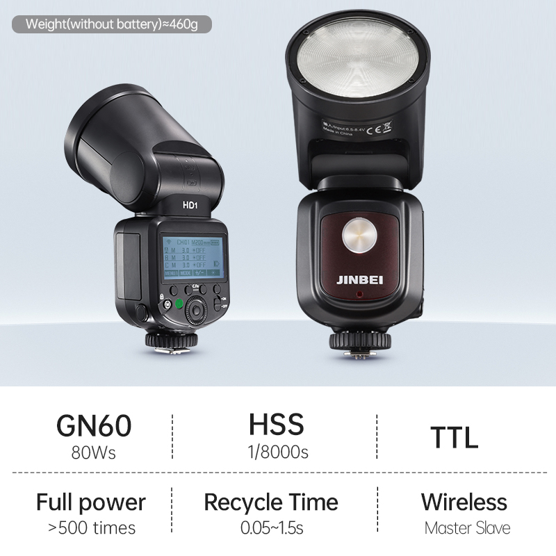 JINBEI HD-1 Round-head HSS Spe - Photography Kit ulasan dan harga