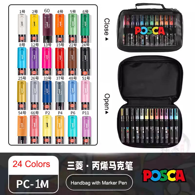 Uni Posca spidol 24/36 warna,  - Photography Kit ulasan dan harga