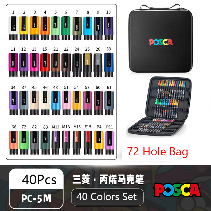 Uni Posca spidol 24/36 warna,  - Photography Kit ulasan dan harga