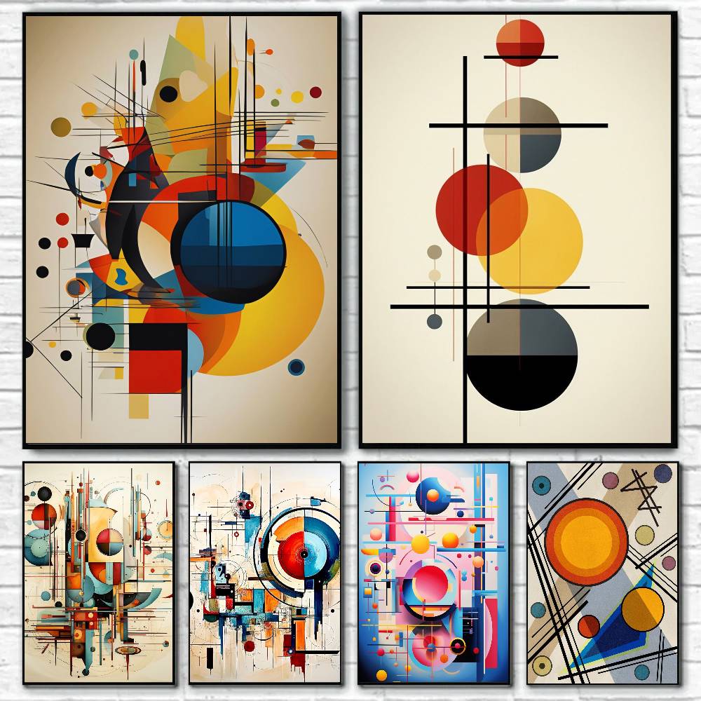 Poster Geometris Abstrak Ruang - Photography Geometry ulasan dan harga