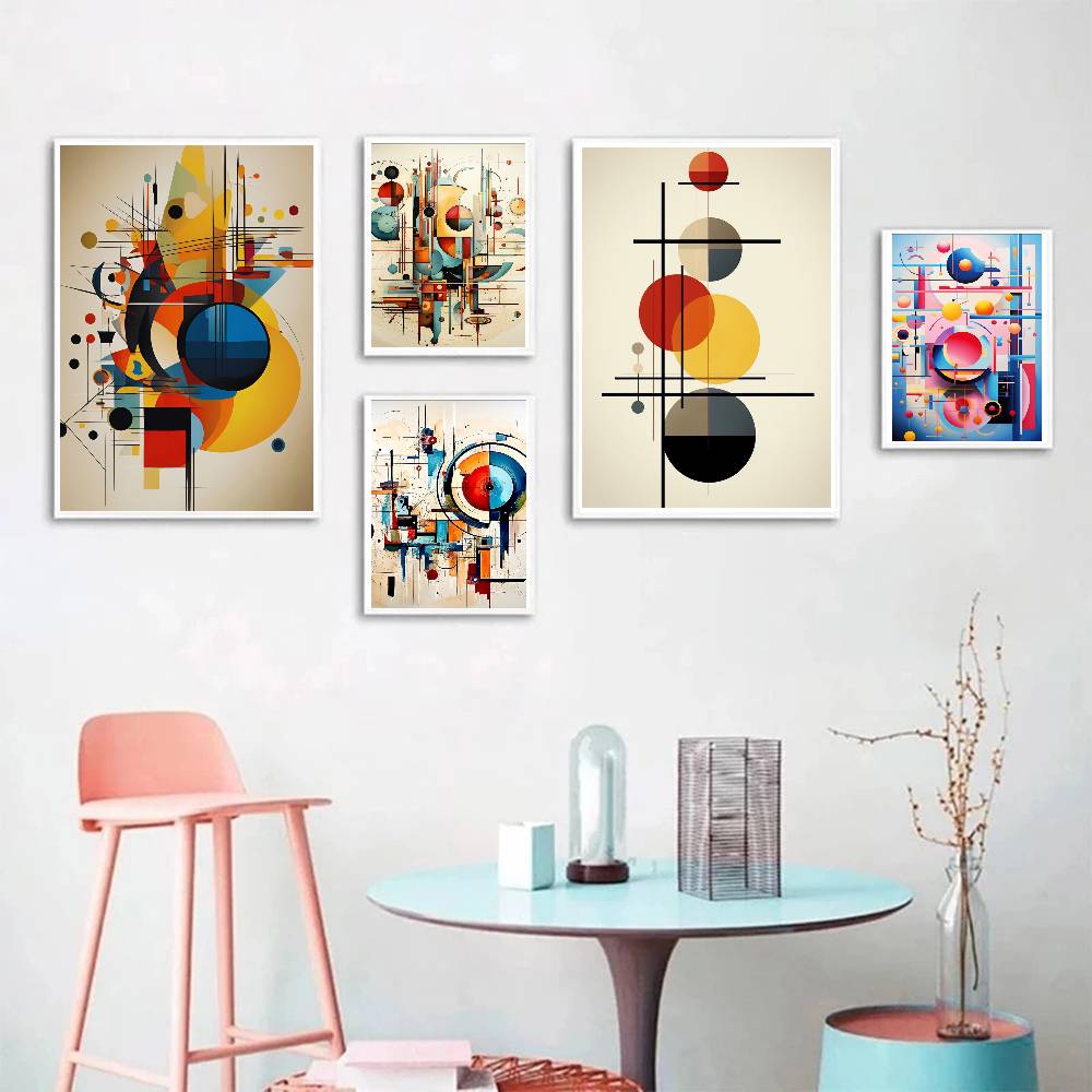 Poster Geometris Abstrak Ruang - Photography Geometry ulasan dan harga