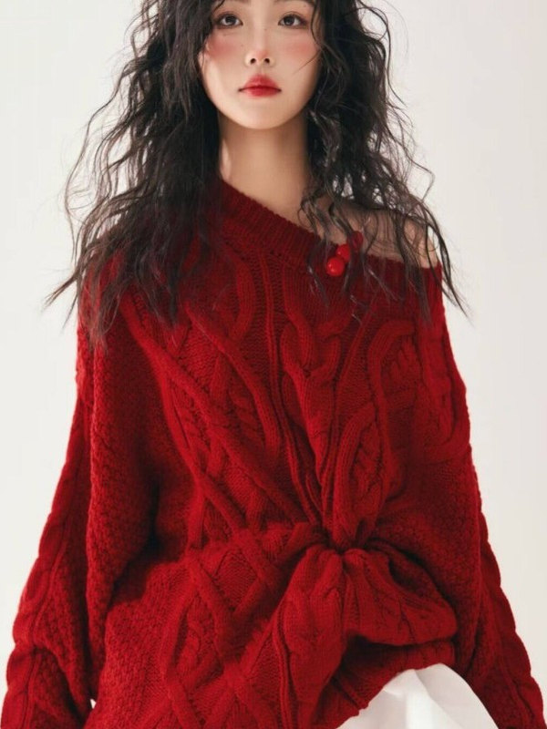 Sweter Merah Gadis Studio Seni - Photography Online ulasan dan harga