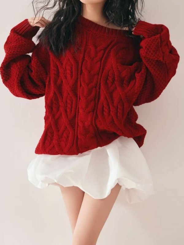 Sweter Merah Gadis Studio Seni - Photography Online ulasan dan harga