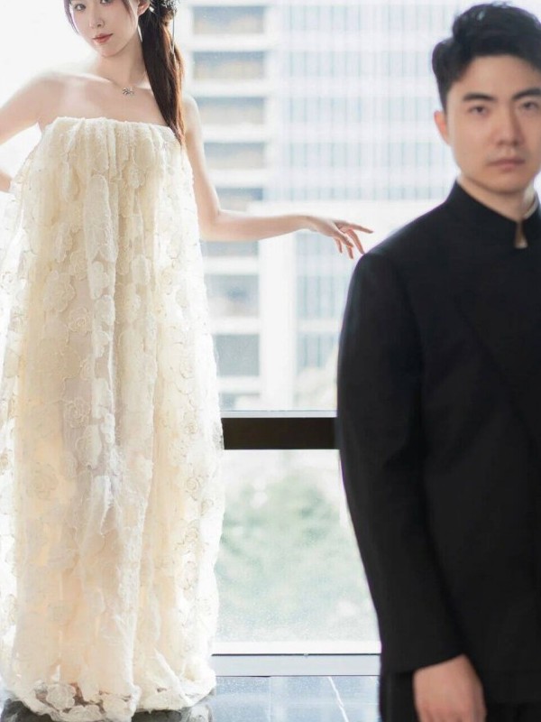 Gaun Pengantin Retro Berenda B - Photography Online ulasan dan harga