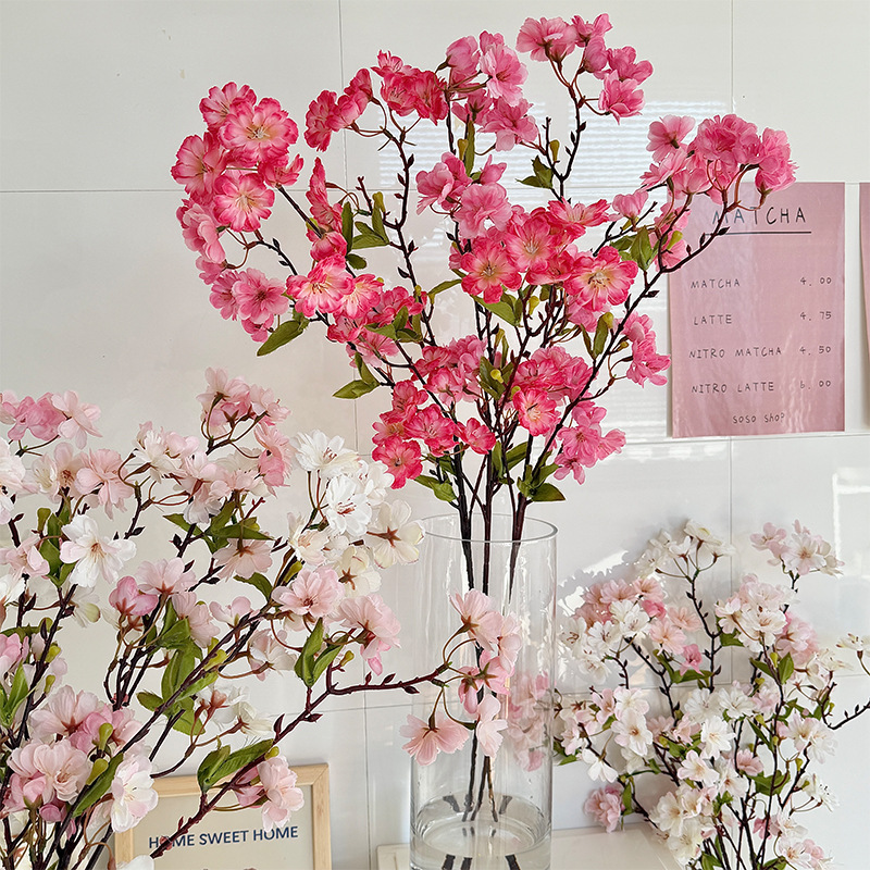 Bunga Sakura 90CM dengan Daun, - Photography Graduation ulasan dan harga