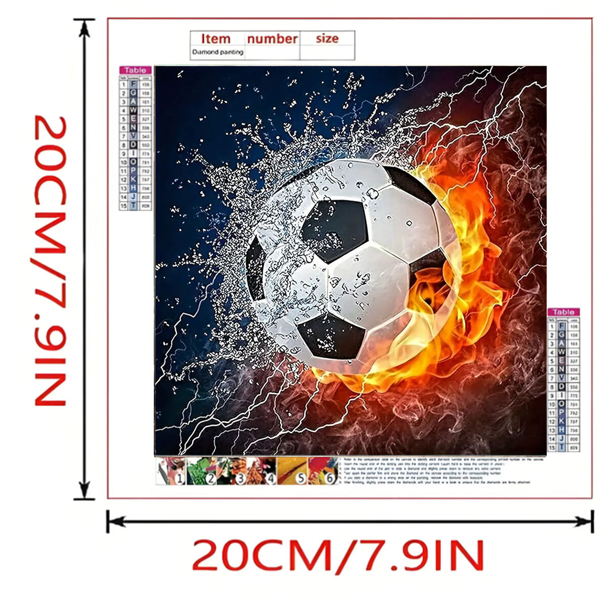 Satu Set Lukisan Berlian Sepak - Photography Geometry ulasan dan harga