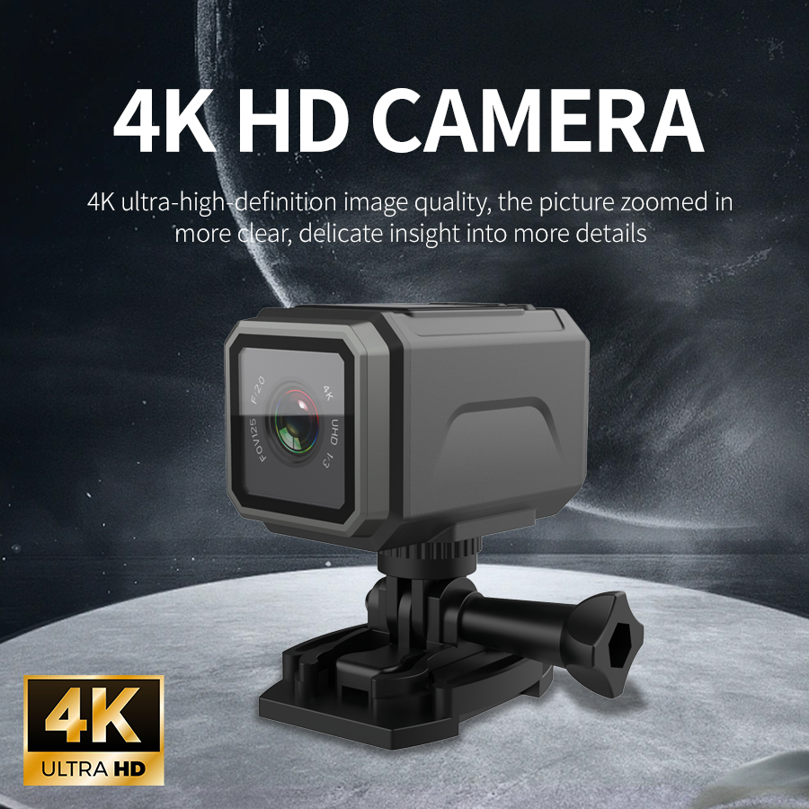 Kamera Aksi 4K EIS 125 °   WiF - Photography Date ulasan dan harga
