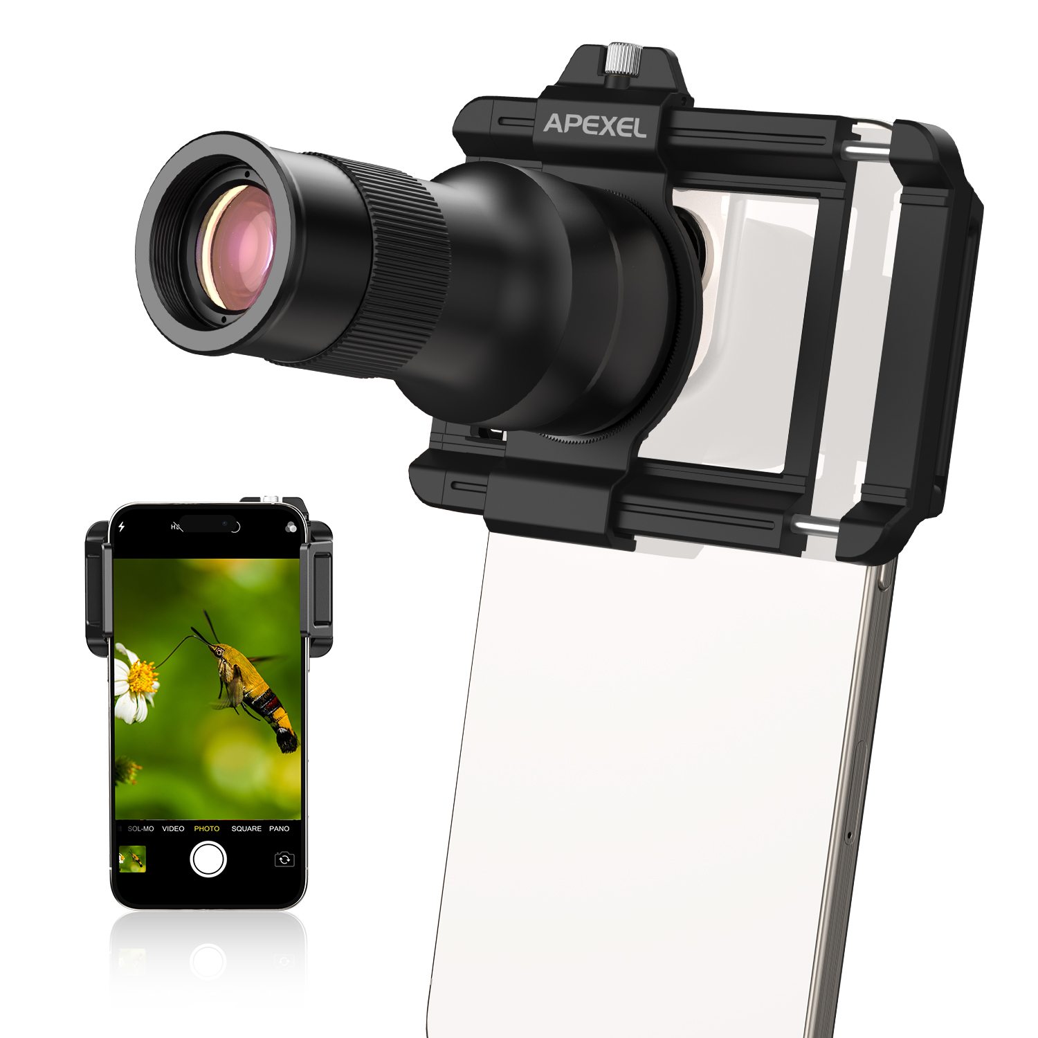 APEXEL 6X Telephoto Macro Lens - Photography Major ulasan dan harga