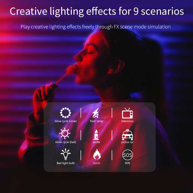 Lampu Video Mini RGB Portabel  - Hot Shoe Adapter ulasan dan harga
