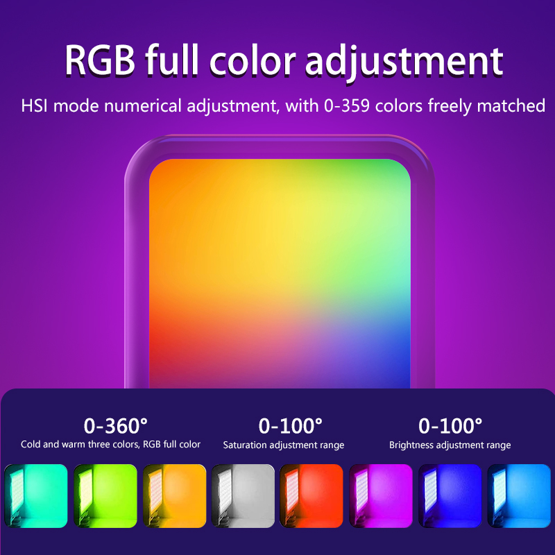 Lampu Video Mini RGB Portabel  - Hot Shoe Adapter ulasan dan harga