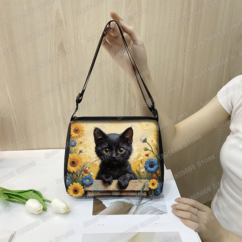 Tas bahu kucing hitam Van Gogh - Photography Geometry ulasan dan harga