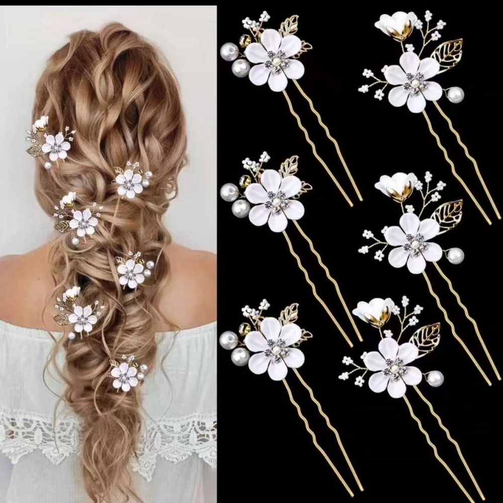Set Jepit Rambut Mutiara Bunga - Photography Date ulasan dan harga