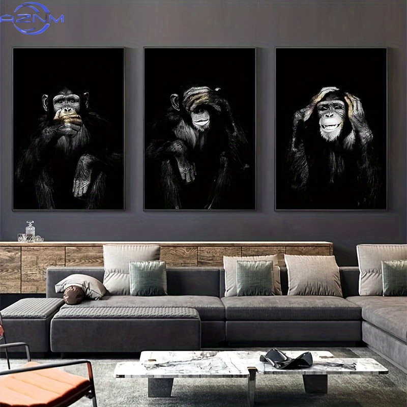 3 Buah/Set Poster Cetak Hitam  - Photography Kit ulasan dan harga